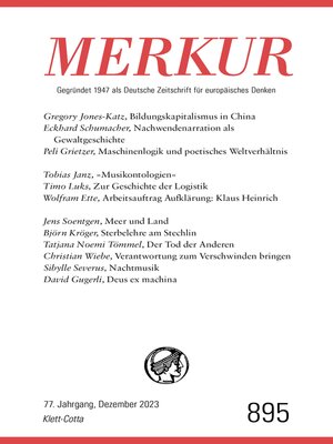 cover image of MERKUR  12/2023